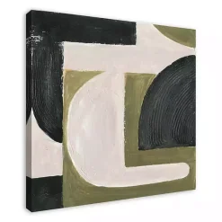 Kirklands Home Moody Green Shapes I Canvas Art Print Discount