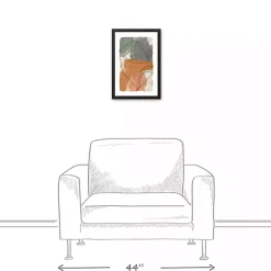 Kirklands Home Moody Toned Abstract Framed Canvas Art Print Multi