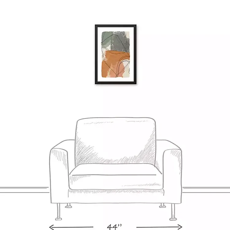 Kirklands Home Moody Toned Abstract Framed Canvas Art Print Multi
