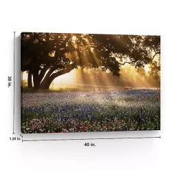 Kirklands Home Morning Meadow Giclee Canvas Art Print, 40x30 in. Yellow Hot