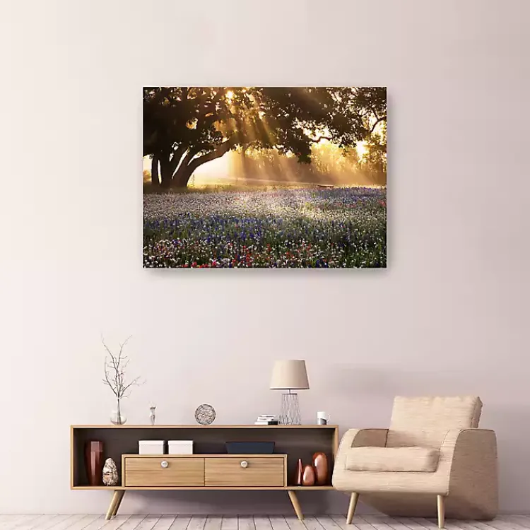 Kirklands Home Morning Meadow Giclee Canvas Art Print, 48x36 in. Yellow