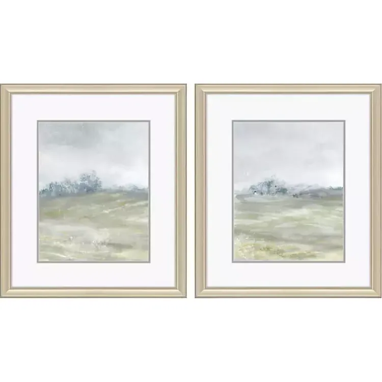Kirklands Home Morning Mist Framed Canvas Art Prints, Set of 2 Discount