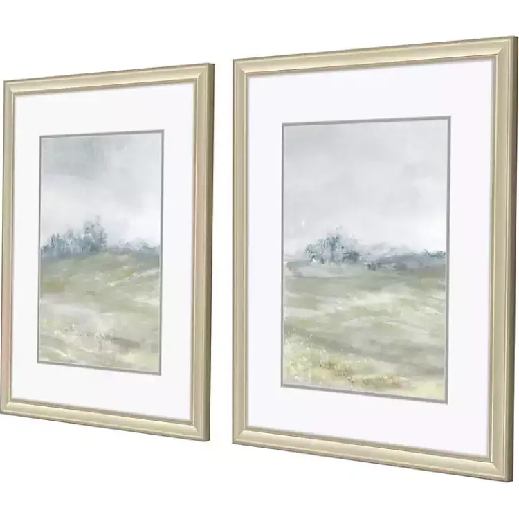 Kirklands Home Morning Mist Framed Canvas Art Prints, Set of 2 Discount