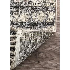 Kirklands Home Moroccan Tassel Area Rug, 5x8 Gray Discount