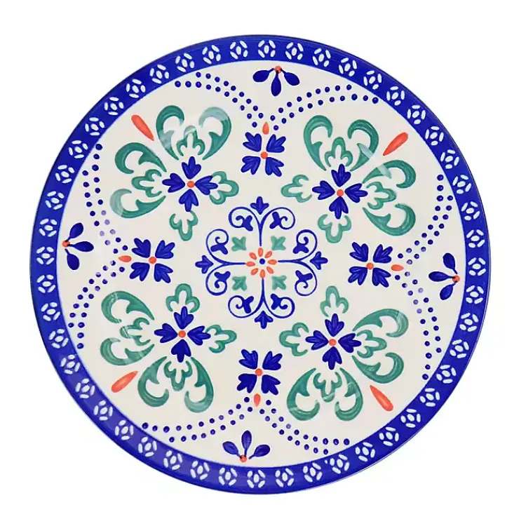 Kirklands Home Mosaic Glazed Round 12-pc. Dinnerware Set Outlet