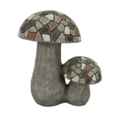 Kirklands Home Mosaic Mushrooms Outdoor Statue Hot