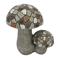 Kirklands Home Mosaic Mushrooms Outdoor Statue Hot