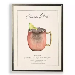 Kirklands Home Moscow Mule Framed Art Print Red