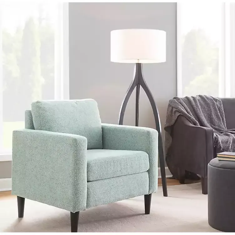 Kirklands Home Mossy Contemporary Upholstered Accent Chair Green