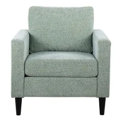 Kirklands Home Mossy Contemporary Upholstered Accent Chair Green