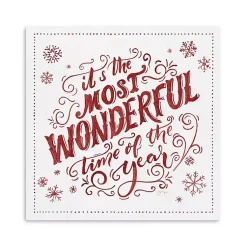 Christmas Art & Wall Decor>Kirklands Home Most Wonderful Time Christmas Wall Plaque
