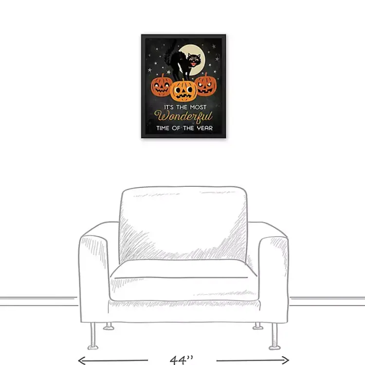 Halloween>Kirklands Home Most Wonderful Time Halloween Plaque