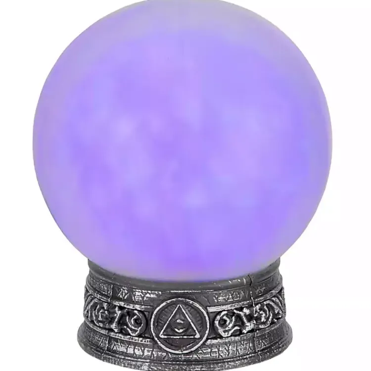 Halloween>Kirklands Home Motion Activated Crystal Ball Halloween Décor Gray