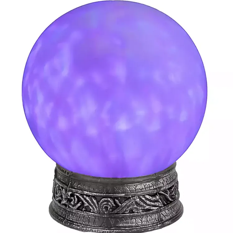 Halloween>Kirklands Home Motion Activated Crystal Ball Halloween Décor Gray