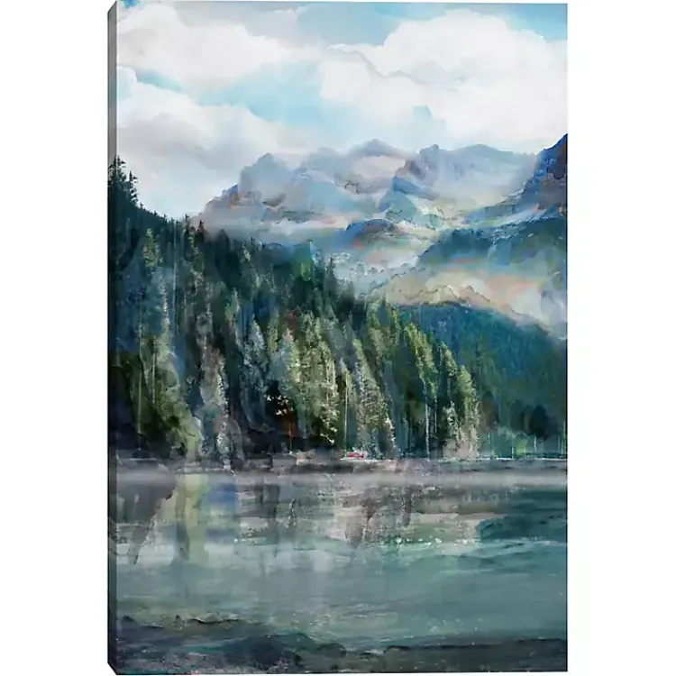 Kirklands Home Mountain Lakes II Canvas Art Print Discount