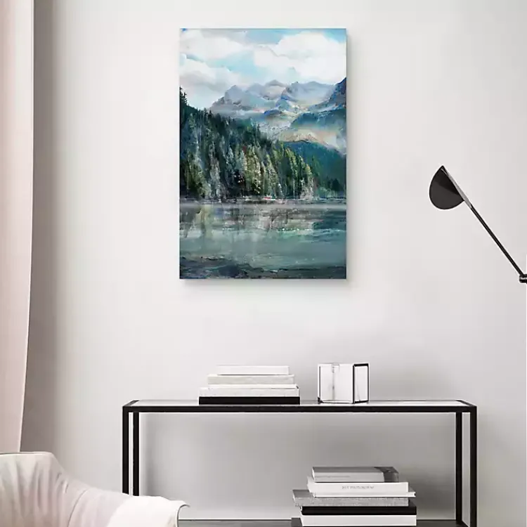 Kirklands Home Mountain Lakes II Canvas Art Print Discount