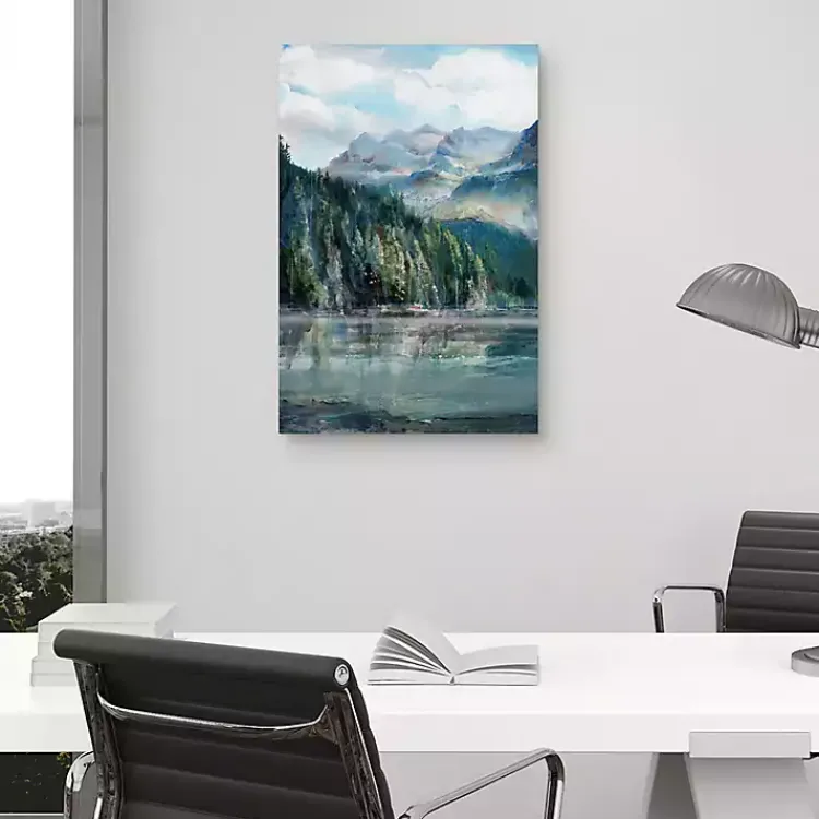 Kirklands Home Mountain Lakes II Canvas Art Print Discount
