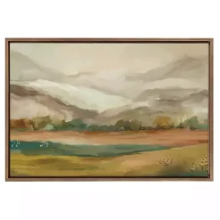 Kirklands Home Mountainscape Framed Canvas Art Print Multi Outlet