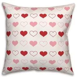 Valentines Day Decorations>Kirklands Home Multi Heart Valentine Pillow