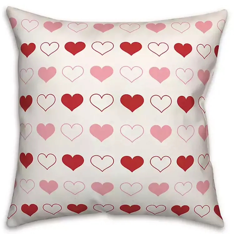 Valentines Day Decorations>Kirklands Home Multi Heart Valentine Pillow