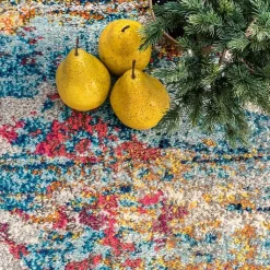 Kirklands Home color Abstract Pattern Area Rug, 7x10 Multi Outlet