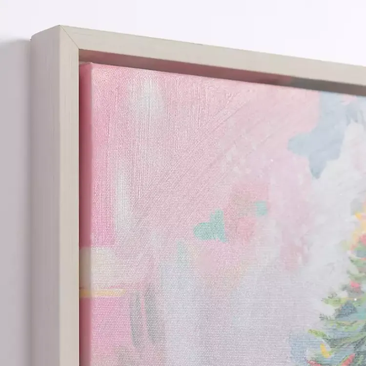 Christmas Art & Wall Decor>Kirklands Home Multicolor Abstract Tree Framed Canvas Art Print