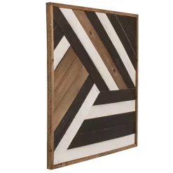 Kirklands Home Multicolor Ballez Shiplap Wood Wall Plaque New