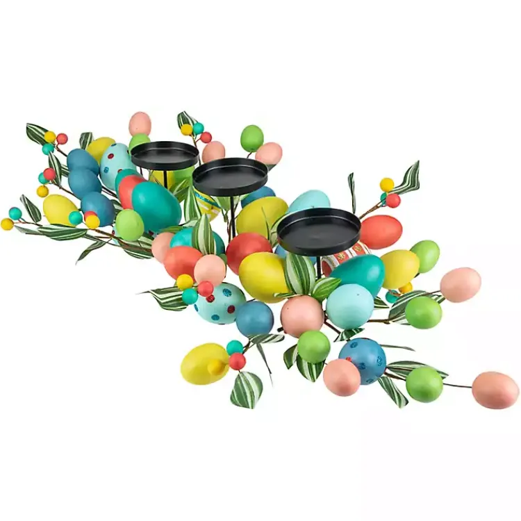 Easter Decorations>Kirklands Home color Easter Eggs Centerpiece Multi