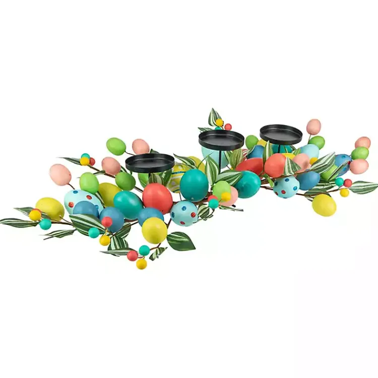 Easter Decorations>Kirklands Home color Easter Eggs Centerpiece Multi
