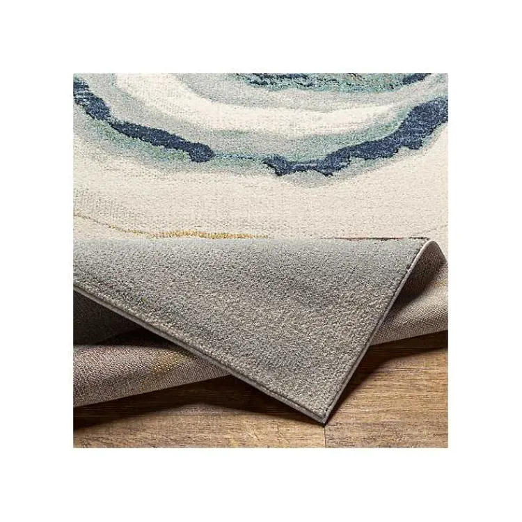 Kirklands Home color Geode Agate Area Rug, 7x10 Multi Clearance