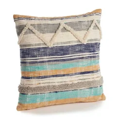 Pillows>Kirklands Home Multicolor Geometric Chevron Pillow