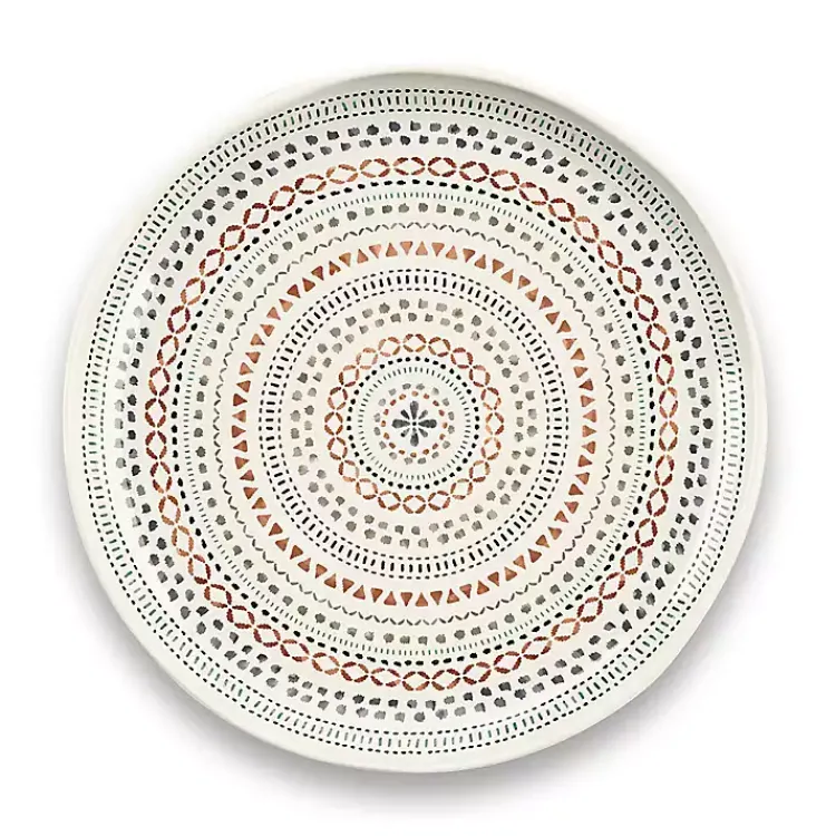 Kirklands Home color Melamine Malena Dinner Plates, Set of 6 Multi Online