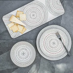 Kirklands Home color Melamine Malena Salad Plates, Set of 6 Multi New