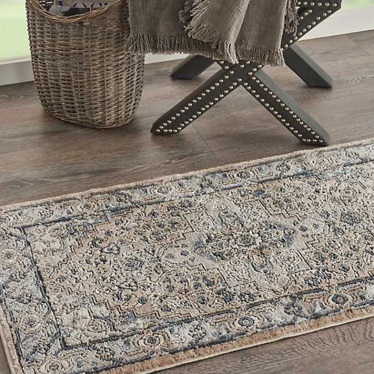 Kirklands Home Multicolor Nadia Medallion Area Rug, 2x4 Gray Online