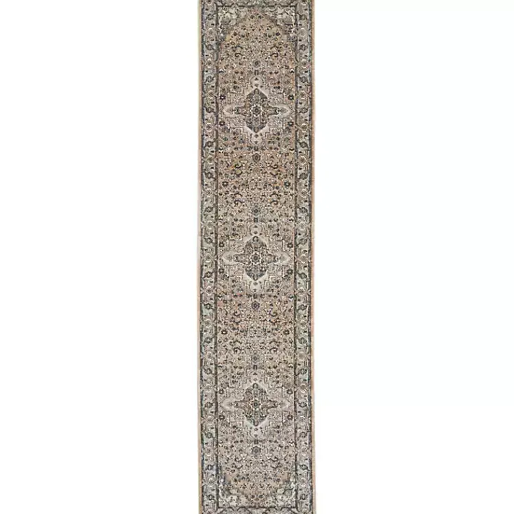 Kirklands Home Multicolor Nadia Medallion Runner, 2x10 Gray Sale