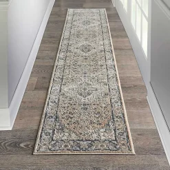 Kirklands Home Multicolor Nadia Medallion Runner, 2x10 Gray Sale