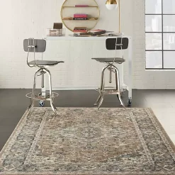 Kirklands Home Multicolor Nadia Medallion Area Rug, 4x6 Gray Sale