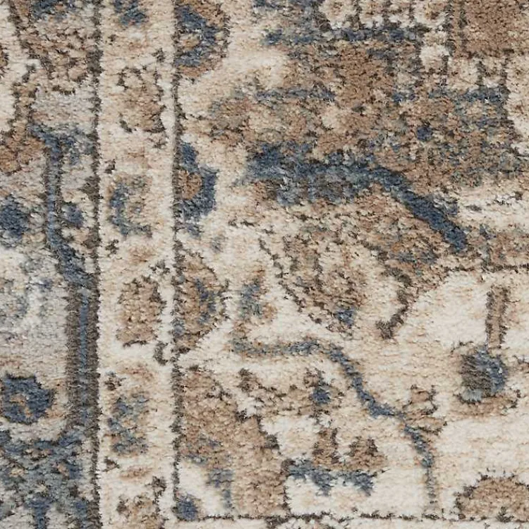 Kirklands Home Multicolor Nadia Medallion Area Rug, 8x10 Gray Discount