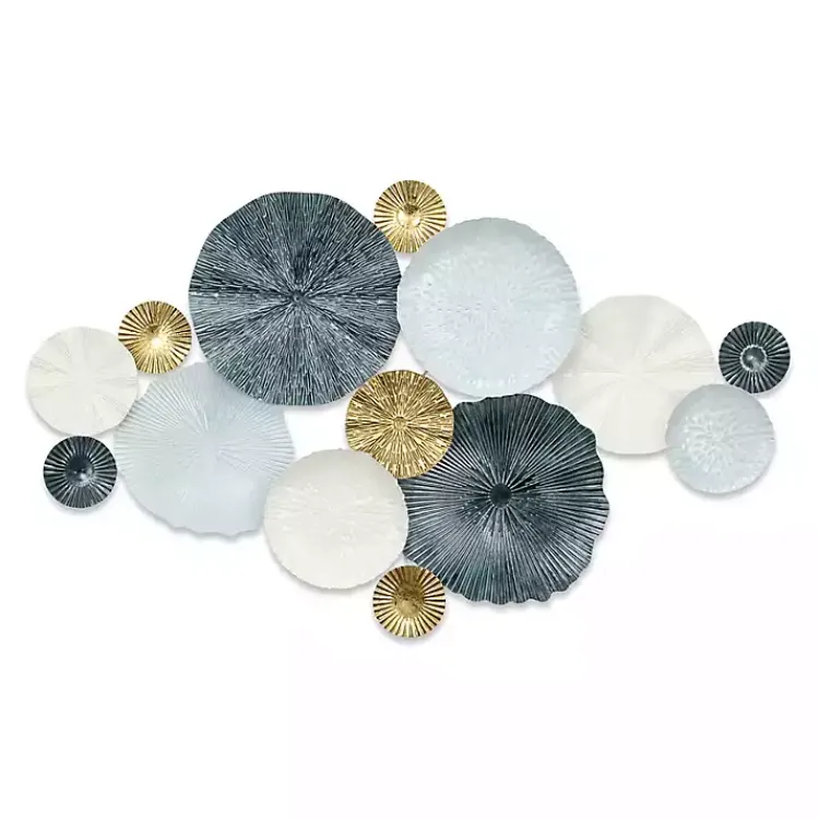 Kirklands Home Multicolor Round Panel Sasha Wall Plaque Outlet