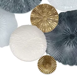 Kirklands Home Multicolor Round Panel Sasha Wall Plaque Outlet