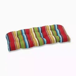 Kirklands Home color Striped Outdoor Bench Cushion Multi New