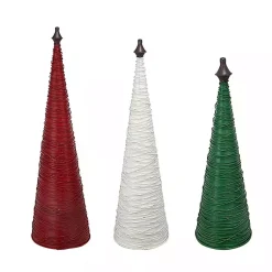 Christmas Decorations>Kirklands Home Multicolor Swirled Iron Christmas Trees, Set of 3