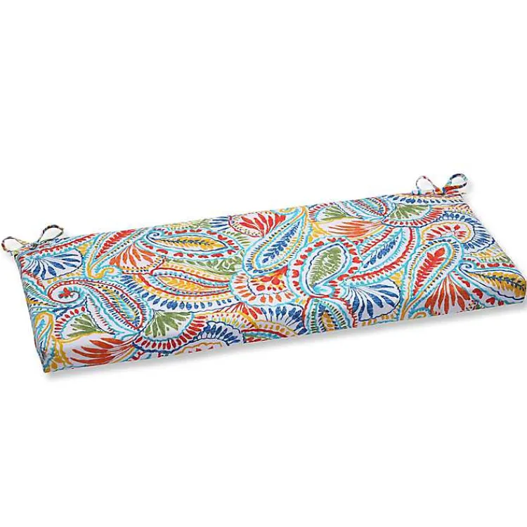 Kirklands Home Multicolor Ummi Outdoor Bench Cushion Clearance