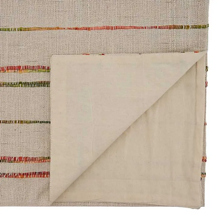 Kirklands Home Multicolor Woven Lines Table Runner, 54 in. Sale