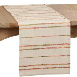 Kirklands Home Multicolor Woven Lines Table Runner, 90 in. Discount