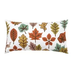 Fall>Kirklands Home colored Leaves Harvest Throw Pillow Multi