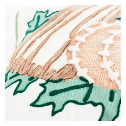 Fall>Kirklands Home colored Pumpkins Embroidered Throw Pillow Multi