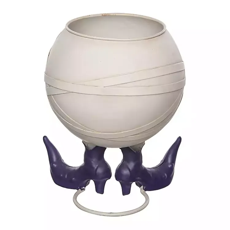 Halloween>Kirklands Home Mummy Halloween Candy Bowl