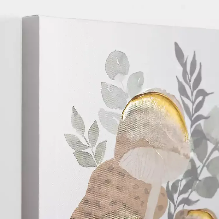 Kirklands Home Mushroom Canvas Art Prints, Set of 2 New