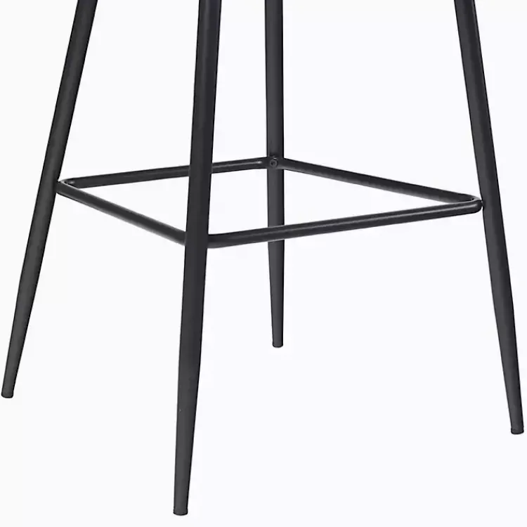 Kirklands Home Mushroom Upholstered Charli Bar Stools, Set of 2 Gray Outlet